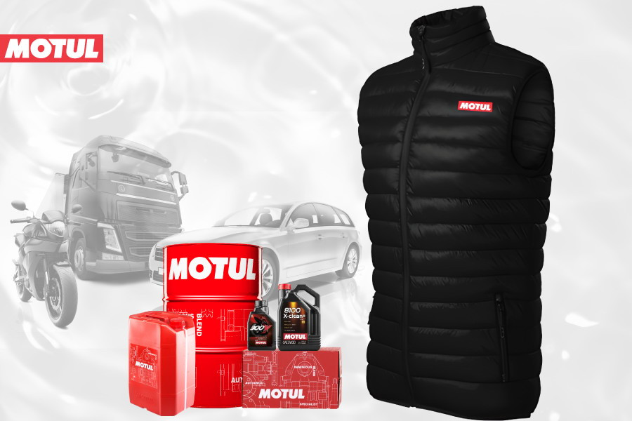 Nakupte olej Motul a získejte kvalitní vestu